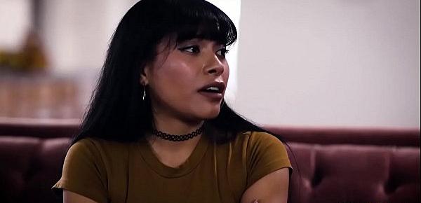  Big tits latina teen Aryana Amatista  getting a hard fuck from behind
